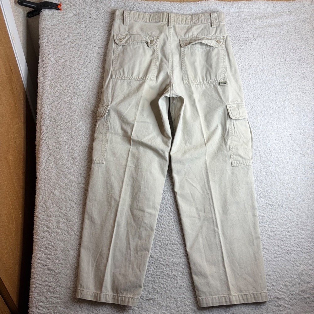 Levis SilverTab Khakis Cargo Pants Mens 33x32 (31) Y2K Paratrooper Beige  baggy